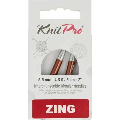 KnitPro Zing vyměnné kruhové jehlice 5Cm 5,5mm – Hledejceny.cz