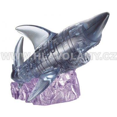 HCM KINZEL 3D Crystal puzzle Žralok 37 ks – Zbozi.Blesk.cz