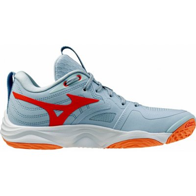 Mizuno WAVE MOMENTUM ELITE Světle modrá Bílá Oranžová – Zboží Mobilmania