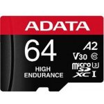 Adata MicroSDXC 64GB High Endurance AUSDX64GUI3V30SHA2-RA1 – Hledejceny.cz