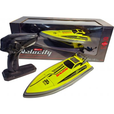 Sparkys R/C Závodní Člun High Speed Žlutá/Černá Shadow 35 1:16 – Sleviste.cz