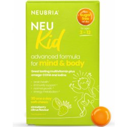 Neubria Neu Kid Multivitamin a Omega-3 pro děti, 30 ks