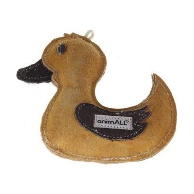 animALL Hračka Kachna kůže natural 16,5 x 16,5 cm – Zboží Mobilmania