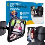 Akuku zrcátko pro pozorování dítěte 18 cm x 24,8 cm černé – Zboží Dáma