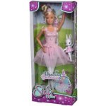 SIMBA Steffi Dancing Ballerina Bunny Doll tančící baletka – Zboží Dáma