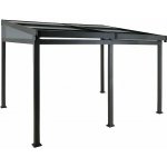 Sunfun Ibiza Cabrio Pergola s nastavitelnou střechou XL, 4 x 3 m, 2,46 – 2,85 m, antracit GFA30780A – Zboží Dáma