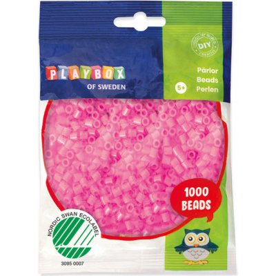 Playbox Zažehlovací korálky, 1000ks - růžové – Zboží Dáma