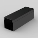 KOPOS KOLÍN Lišta LHD 40X40_FD hranatá černá 2m – HobbyKompas.cz