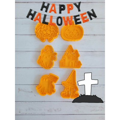 Sada vykrajovátek - Halloween 20 Velikost: 8-10 cm – Hledejceny.cz
