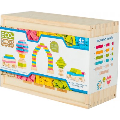Once-kids Eco-bricks 109 barevných kostek