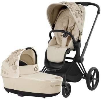 CYBEX Rám Priam 4.0 Seat Pack Lux Carry Cot Simply Flowers Nude Beige 2023