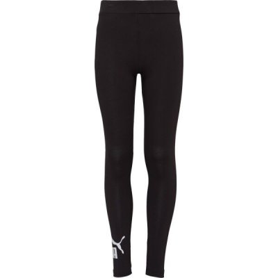 Puma ESSENTIALS NO. 1 LOGO LEGGINGS G Dívčí legíny, černá – Zboží Dáma