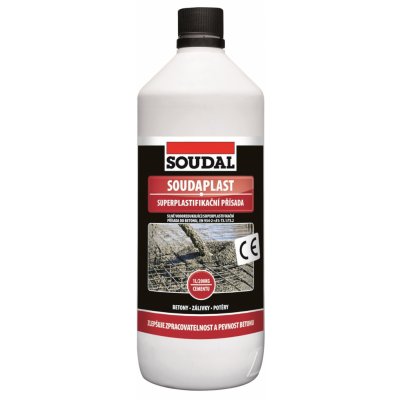 Přísada super plastifikační Soudal Soudaplast – 1 l – HobbyKompas.cz