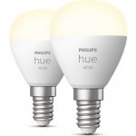 Philips Hue LED White Bluetooth žárovka E14 kapka set 2ks 8719514356771 2x5,7W 2x470lm 2700K P45 IP20 – Sleviste.cz