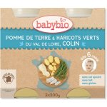 Babybio Brambory a zelené fazolky s treskou 2 x 200 g – Hledejceny.cz