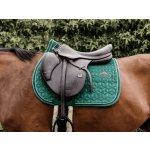 Kentucky Podsedlová dečka Velvet tmavě zelená – Sleviste.cz