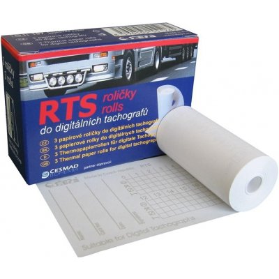 Roličky RTS do digitálních tachografů 57/8m, 3ks/bal. termo – Zboží Živě