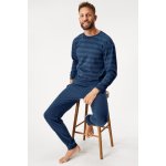 Cornette 117/235 Loose 11 pánské pyžamo dlouhé modré – Zbozi.Blesk.cz