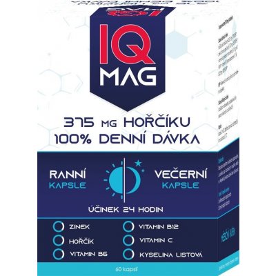 Naturprodukt IQ Mag ranní/večerní 60 kapslí