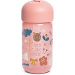 Suavinex lahvička s brčkem Forest růžová 340 ml – Zboží Dáma