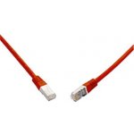 Solarix 28860109 patch, CAT6A SFTP LSOH, 1m, červený – Zboží Živě