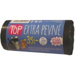 Vipor Top LDPE extra pevné 35 l 20 µm 15 ks černé