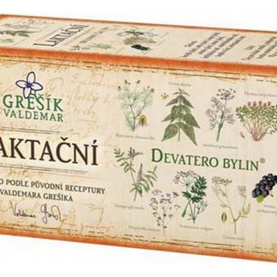 Grešík Laktační Devatero bylin 20 x 1,5 g