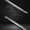 Meč pro bojové sporty Mandji Sukashi Katana - T-10 Steel, Real Suguha Hamon