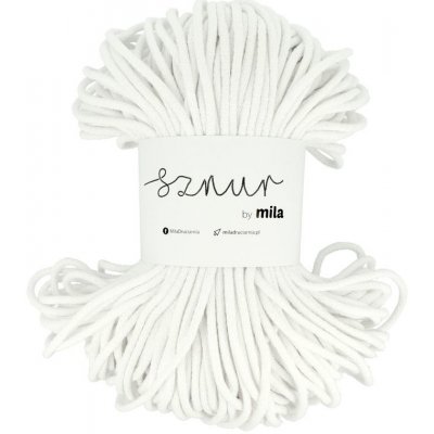 Bavlněná provázek Mila 5mm, 100m, bílá – Sleviste.cz
