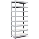Trestles RH Regál 2200 x 900 x 600 mm 8 polic šedá – Zboží Mobilmania