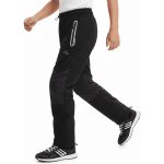 NEZATEPLENÉ DĚTSKÉ SOFTSHELLOVÉ KALHOTY PRO KLUKY A HOLKY Tmavě šedá – Zboží Mobilmania