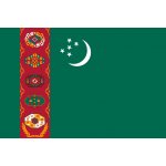 Turkmenistán vlaječka - 11 x 16 cm - nasunutí, zavěšení – Hledejceny.cz