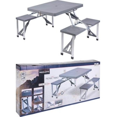 PROGARDEN Kempingový stůl skládací 855 x 650 x 660 mm KO-CX5100100 – Zboží Mobilmania