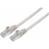 síťový kabel Intellinet 317177 patch, Cat6A Certified, CU, SFTP, LSOH, RJ45, 7,5m, šedý