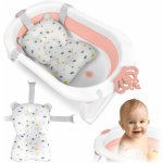 Ricokids Skládací dětská vanička RK 286 bílo růžová – Hledejceny.cz