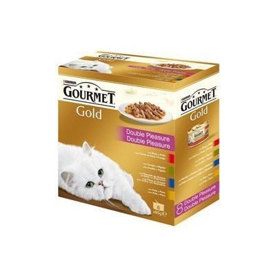 Gourmet Gold kočka kousky duš.a gril 8 x 85 g