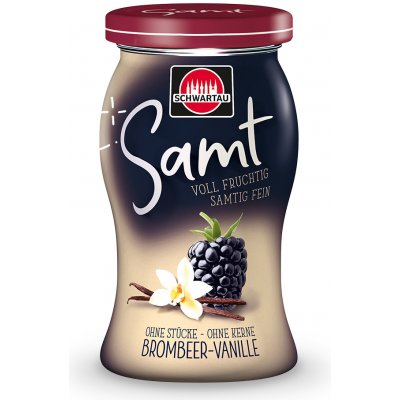 Schwartau Samt Brombeere Vanille 270 g – Hledejceny.cz