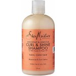 Shea Moisture Coconut & Hibiscus Curl & Shine Shampoopro podporu vln a lesku 384 ml – Zboží Mobilmania
