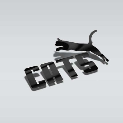 E-cut.cz Samolepka PUMA - CATS 10x5,2 cm