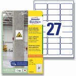 Avery Zweckform L7874-20 etikety s vysokou lepivostí 63,5 x 29,6 mm 540 etiket bílé – Zboží Dáma