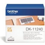 Brother DK11240, papírové štítky bílá, 600 ks, 102mm x 51mm – Hledejceny.cz