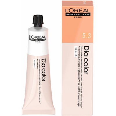 Loréal Professionnel Dia color 5.3 světlá hnědá zlatá L’Oréal Professionnel 60 ml – Zboží Dáma