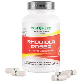 VemoHerb Rhodiola Rozchodnice s 3% Rosavin 350 mg 90 kapslí