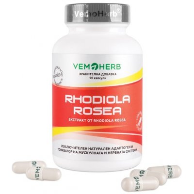 VemoHerb Rhodiola Rozchodnice s 3% Rosavin 350 mg 90 kapslí – Zbozi.Blesk.cz