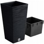Prosperplast Květináč FURU SQUARE 29,5 cm antracit – Zboží Dáma Prosperplast Květináč FURU SQUARE 29,5 cm antracit – Zboží Dáma