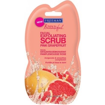 Freeman Grapefruitový pleťový peeling (Facial Exfoliating Scrub Pink Grapefruit) 15 ml