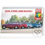 Presco Group Stolní Svět motorů Auta, která jsme milovali 23,1 × 14,5 cm 2024 – Zboží Mobilmania