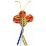 JK motýl šustící modrý 28cm – Zboží Mobilmania