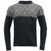 Pánský rolák Devold Bjornoya sweater Crew Neck Men 284C ink/offwhite