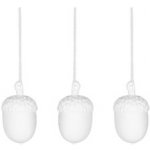 Porcelánová dekorace Acorn White set 3 ks Garden Trading – Sleviste.cz